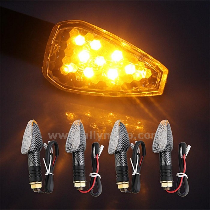 29 4 X 10 Led Amber Turn Signal Indicator Light Blinker 1 Flasher Relay@4